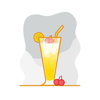 Cantaritos Cocktail Drink vector