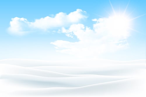Winter landscape  vector