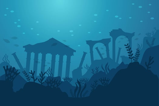 City of Atlantis Vector