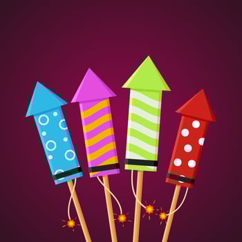 Awesome Fireworks Vectors