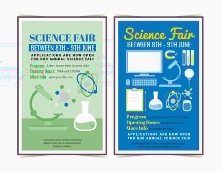 Vector Science Fair Posters