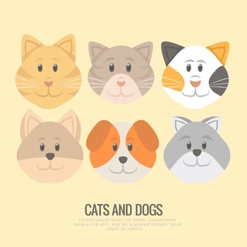 Vector Puppies and Kittens 