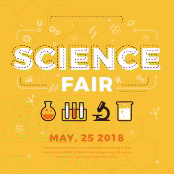 Science Fair Poster Vector