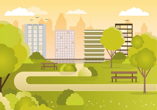 Vector Cityscape Illustration