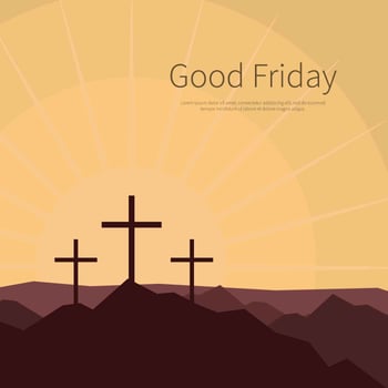 Good Friday Background illustration vector