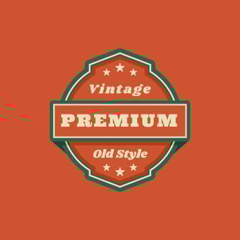 Label Template, Vintage style vector