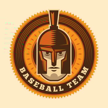Baseball mascot  vector