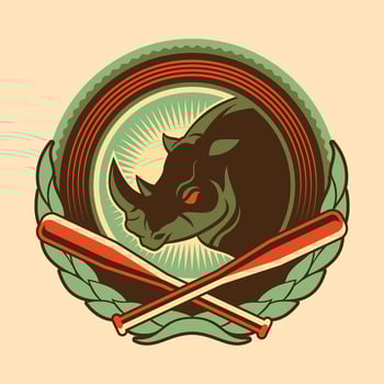 Baseball mascot  vector