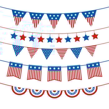 Memorial Day Decoration vector