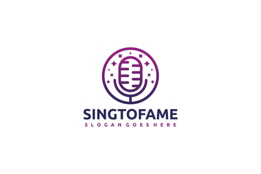 Music and Voice Logo vector