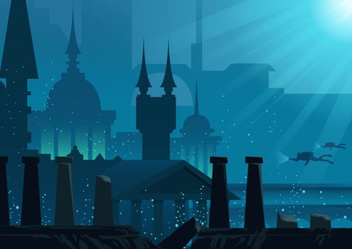 City Of Atlantis vector