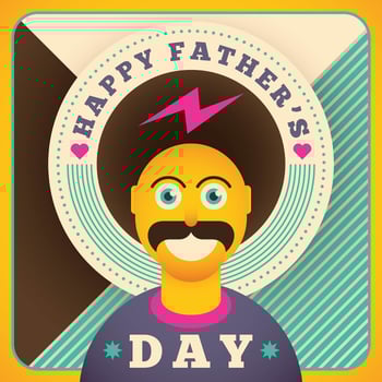 father's day vector