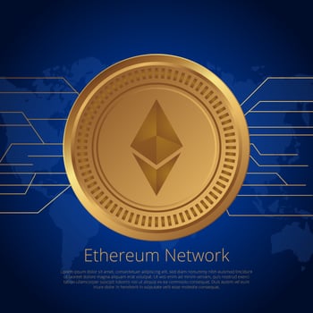 Ethereum Network Concept Vector