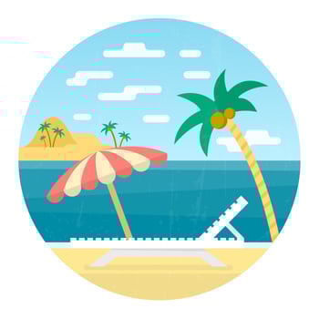 Beach Vacation Holiday vector