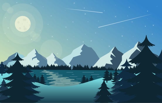 Vector Landscape Illustration