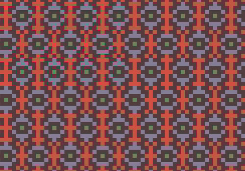 Native Square Pattern Background vector