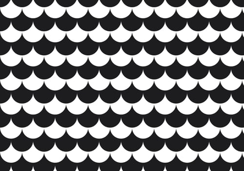 Black And White Circles Pattern vector