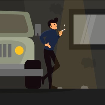 Greaser Illustration vector