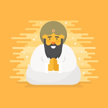 Guru Vector Illustration