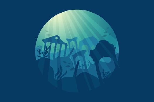 City of Atlantis Vector