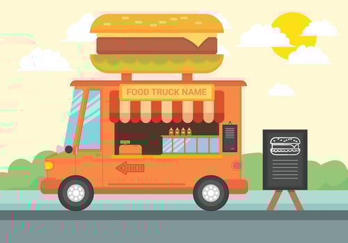 Food Truck vector illustration