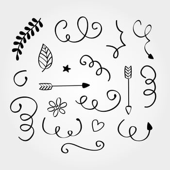 Natural Ornaments Pack vector