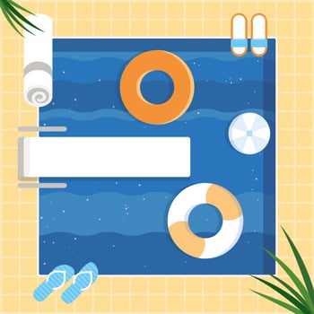 Vector Summer Vacation Design Illustration