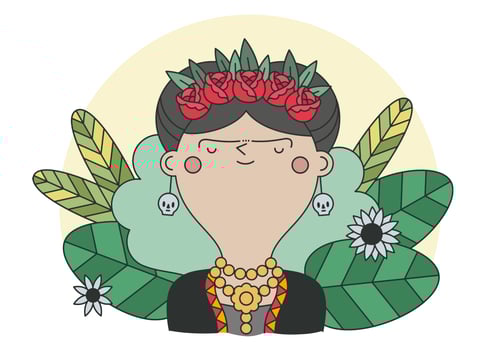 Frida Kahlo Vector