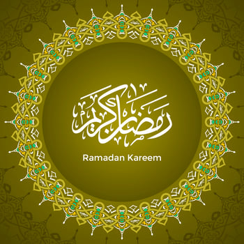 Ramadan Kareem  Mandala Pattern Vector