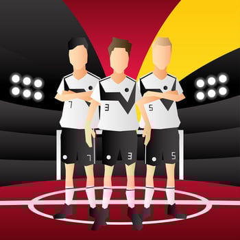 Germany Team Vector