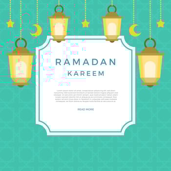 Flat Ramadan Vector Illustration