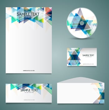 Business stationery mock up  vector