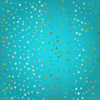 Gold stars background vector