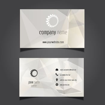 Business card design  vector