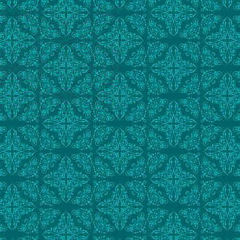 Damask pattern background  vector