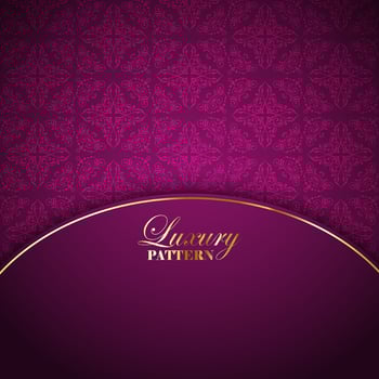Luxurious pattern background vector