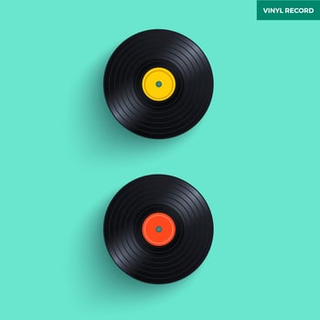 vinyl records vector