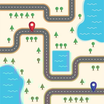Road Map vector