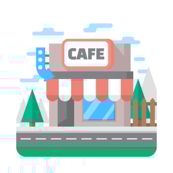 Cafe House vector