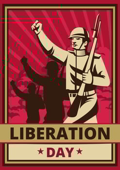 Liberation Day vector