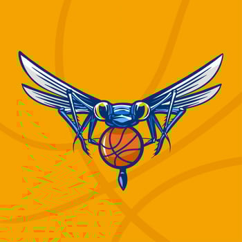 Insect Mascot Dragonfly Vector