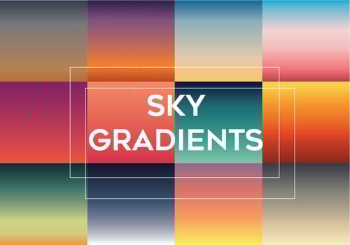 Sky Gradients Vector Pack
