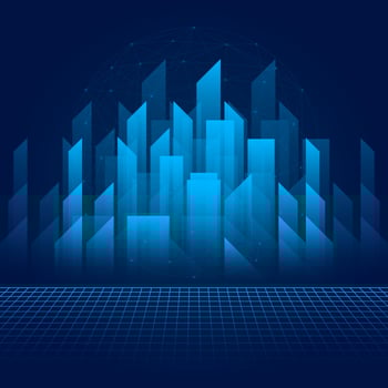Light Rays Abstract Building Technology Background vector