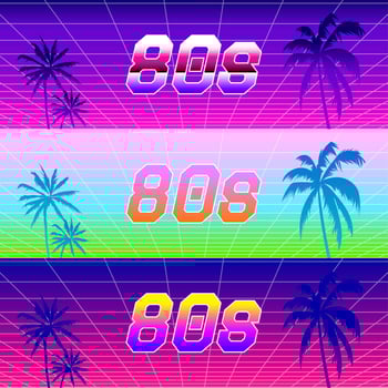 Vaporwave Gradients Vector