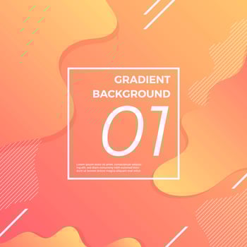 Futuristic Gradient Background with minimalist shape vector illustration
