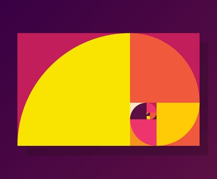 Golden Ratio Vector Illustration