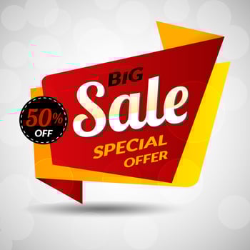Elegant Sale Discount Banner vector