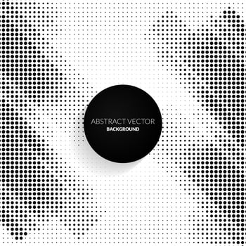 Halftone Abstract Background With Dots vector
