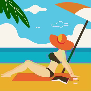 Beach Bum Vector