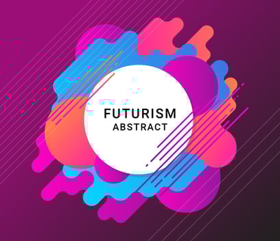 Futurism Abstract Background vector